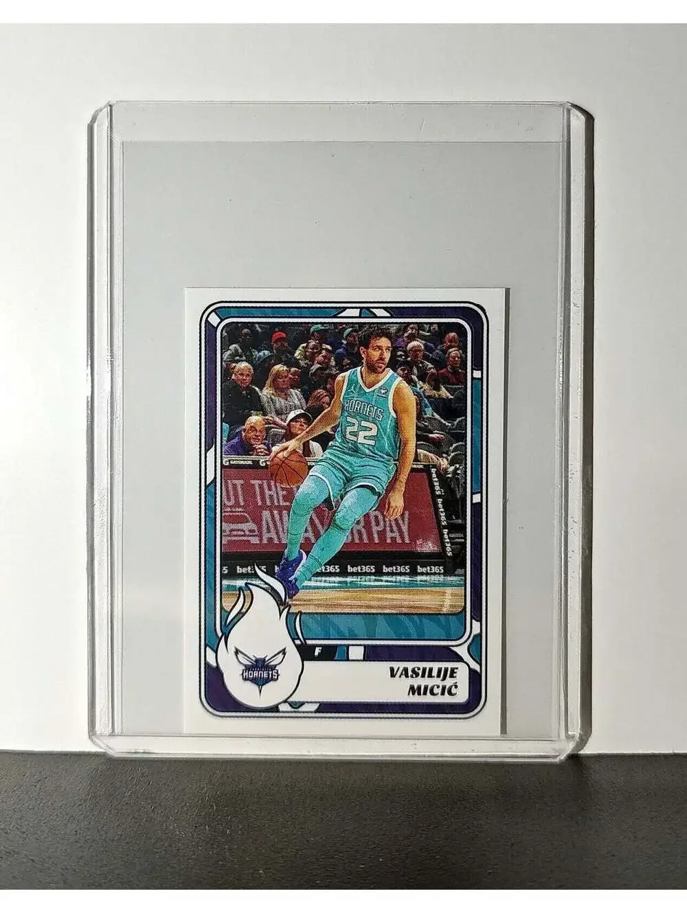 Vasilije Micic 2024-25 Panini NBA #144 Sticker Card Charlotte Hornets